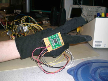 Rock-Paper-Scissors Sensor Glove