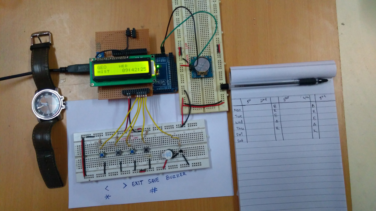 Arduino based Automatic School Bell System | Engineers Garage
