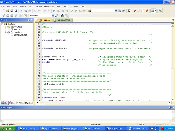 How to Use Keil Cross Compiler Version 4 for 8051 Microcontroller ...