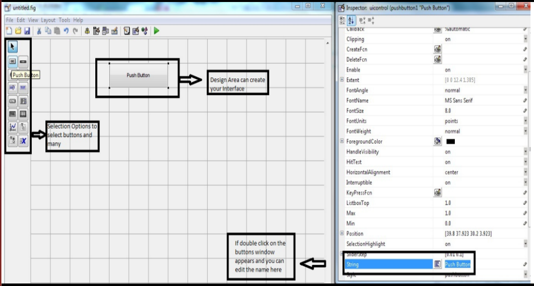 Designing Matlab UI Elements