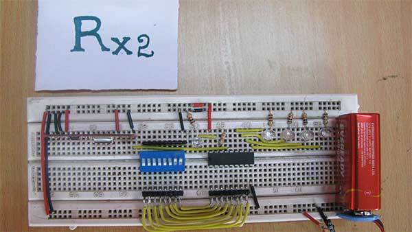 Multiple RF Receivers Controlled by a Universal RF transmitter based on Address Pin Configuration