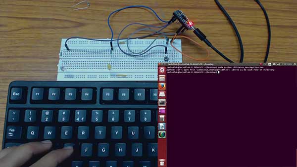 Atmega 32u4 Based LED Status