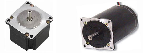An image of commonly used brushless DC stepper motor An image of commonly used brushless DC stepper motor