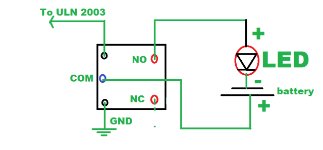 Circuit Diagram of Relay Driver used in Home Automation System Circuit Diagram of Relay Driver used in Home Automation System