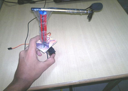 Image showing Mic Assembly for Sound Following Smart Microphone Image showing Mic Assembly for Sound Following Smart Microphone