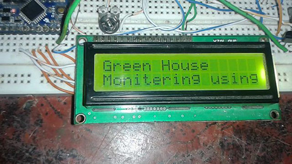 Prototype of Arduino based Greenhouse Monitoring System Prototype of Arduino based Greenhouse Monitoring System