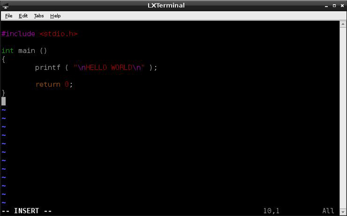 vim editor