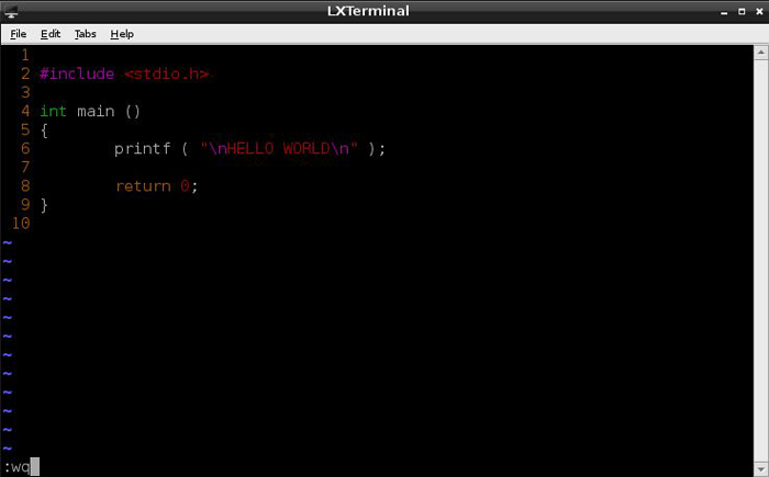 vim editor