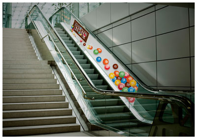 A Representational Image of an Escalator A Representational Image of an Escalator