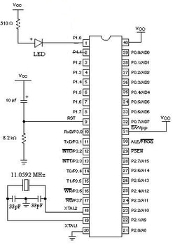 Fading led using PWM technique with 89c51 microcontroller