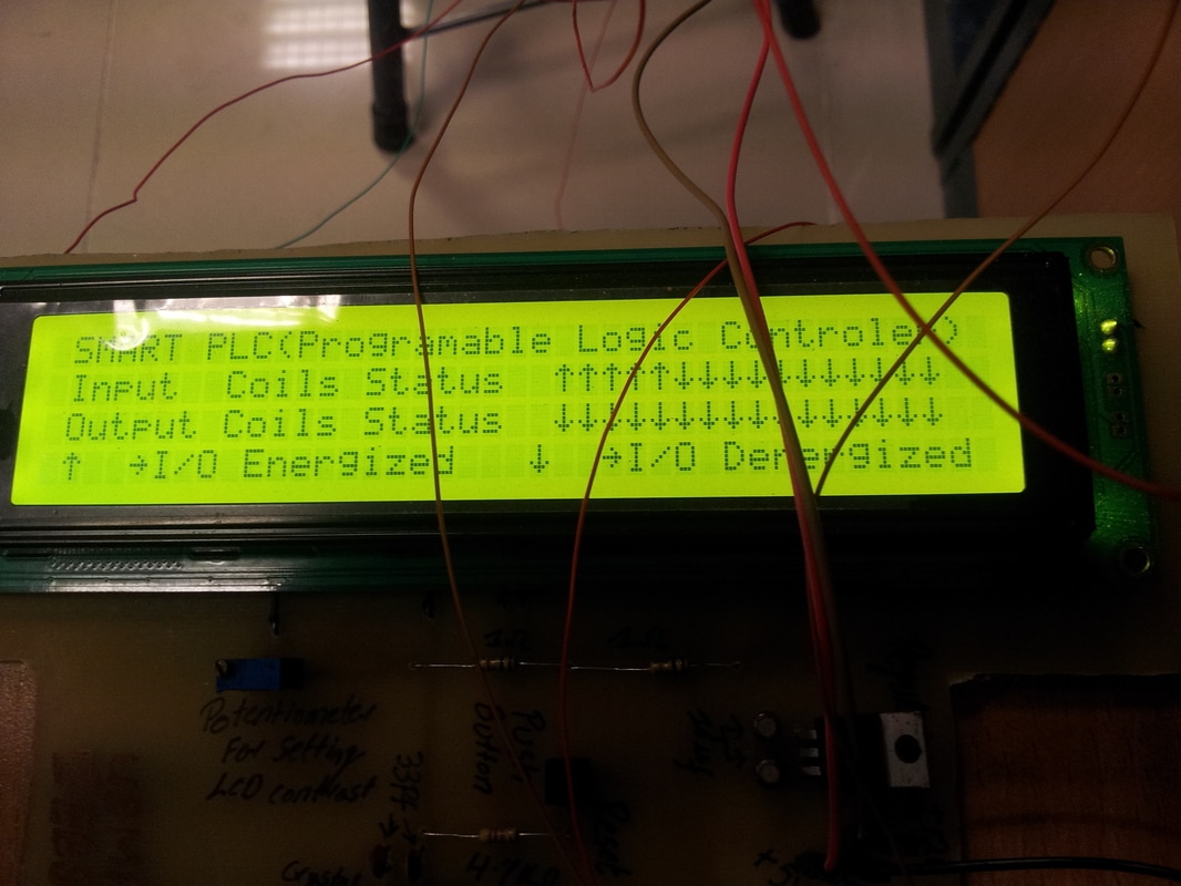 Pic microcontroller plc status board