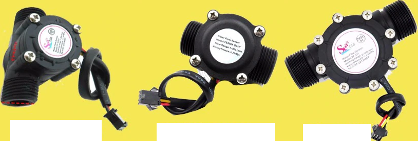 Flow meter and arduino