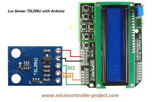 TSL2561 Lux/Light Sensor with Arduino