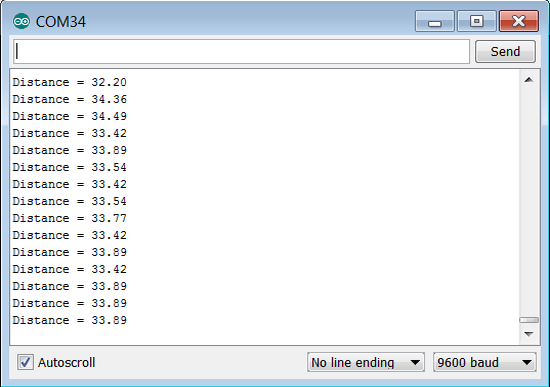 Ultrasonic HC-SR04 output on arduino serial monitor with nodemcu esp8266 12e