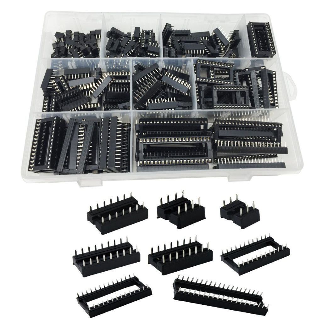 DIP dual-row IC sockets