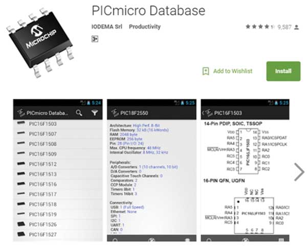 PICmicro Database