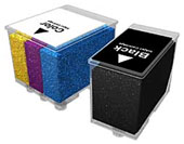 A Figure Showing Monochrome and Colored Print Cartridge Contained in Inkjet Printer A Figure Showing Monochrome and Colored Print Cartridge Contained in Inkjet Printer
