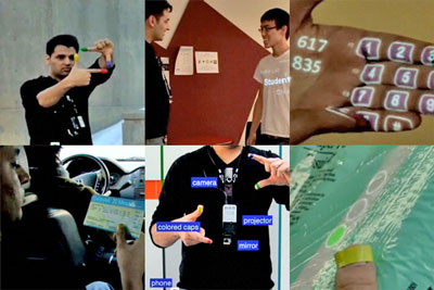 A Representational Image of Sixth Sense Technology A Representational Image of Sixth Sense Technology