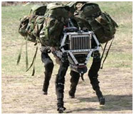 A Typical Military Robot for ground attack