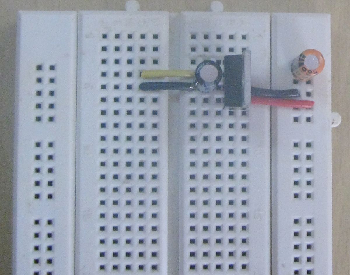 Adding Power Supply On Breadboard For Arduino Cloning