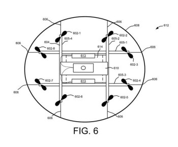 Amazon patented flying warehouse