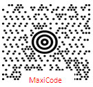 An Image of Maxicode also known as UPS Code An Image of Maxicode also known as UPS Code