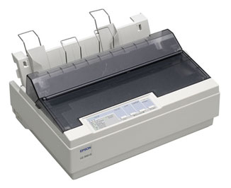 An Image Representing Dot Matrix Printers Printing Text and Graphics Using Tiny Dots in the Desired Shape