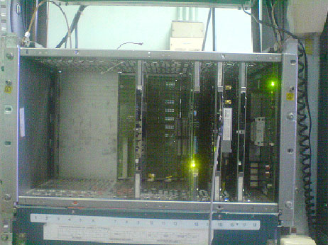 An Image Of Installed Fiber Optical System In slot Of CPU