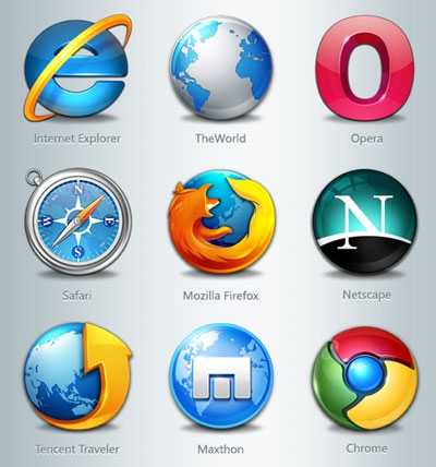 An Representational Image Of Various Web Browser