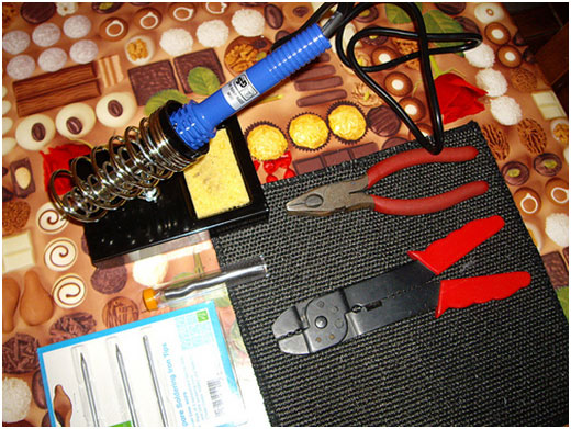 An image showing soldering station 