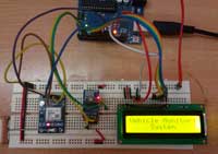 Arduino and ESP8266 based IoT Vehicle Tracking Device Circuit