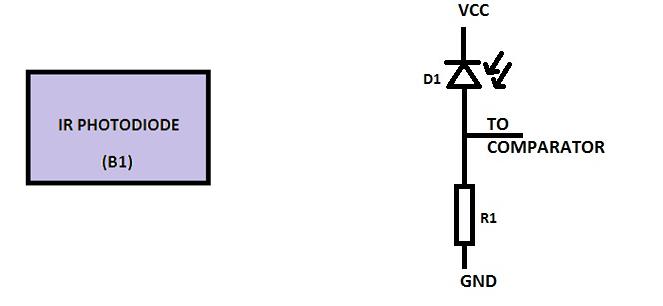 Block And Circuit Diagram Of IR Photodiode Block And Circuit Diagram Of IR Photodiode