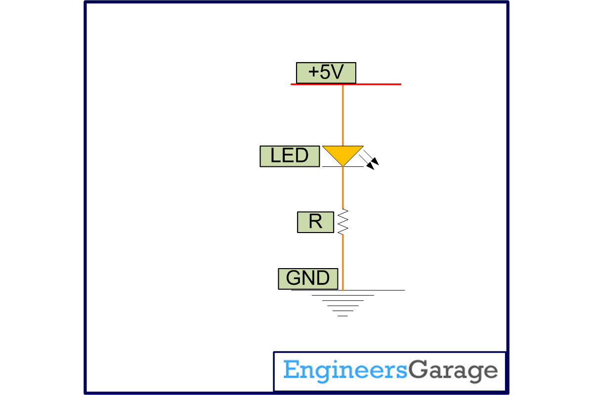 Circguit Diagram to Glow LED