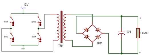 Circuit Diagram of Basic Push-Pull Converter