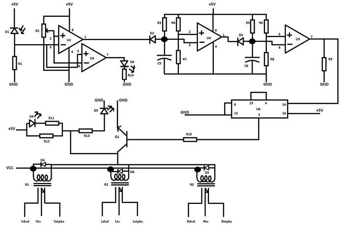 Circuit Diagram Of Connected Driver, Relays And Relay Indicator Circuits Circuit Diagram Of Connected Driver, Relays And Relay Indicator Circuits