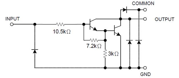 Circuit Diagram of Darlington pair