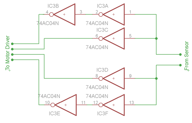 Circuit Diagram of Inverter Section