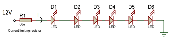 Circuit Diagram of LED Series