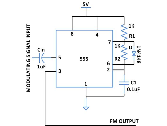 Circuit Diagram Of 555 modulator