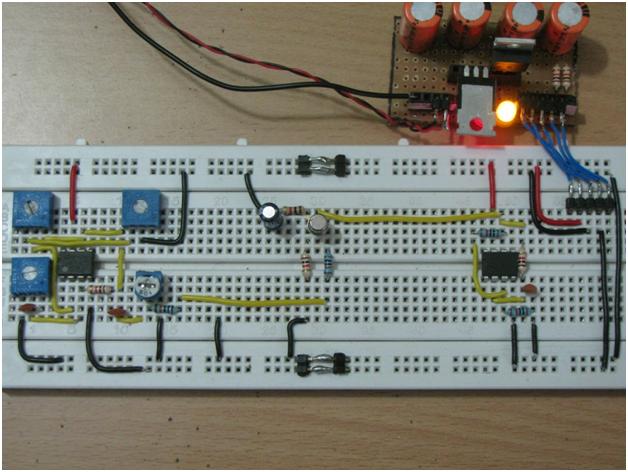 Circuit Diagram Of PAM Demodulator Using Low-Pass Filter