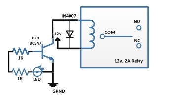 Circuit Diagram of Relay Driver