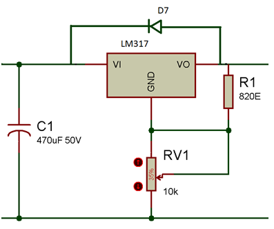 Circuit Diagram for Short Circuit Protection