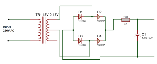 Circuit Diagram of Smoothing Capacitor