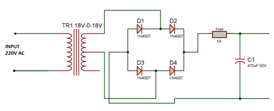 Circuit Diagram of Smoothing Capacitor Circuit Diagram of Smoothing Capacitor