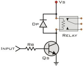 Circuit Diagram of Transistor based Relay Driver