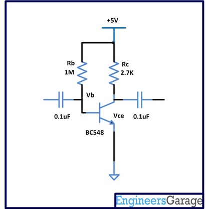 Circuit Diagram of First Stage Amplifier