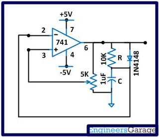 Circuit Diagram of Ramp Generator