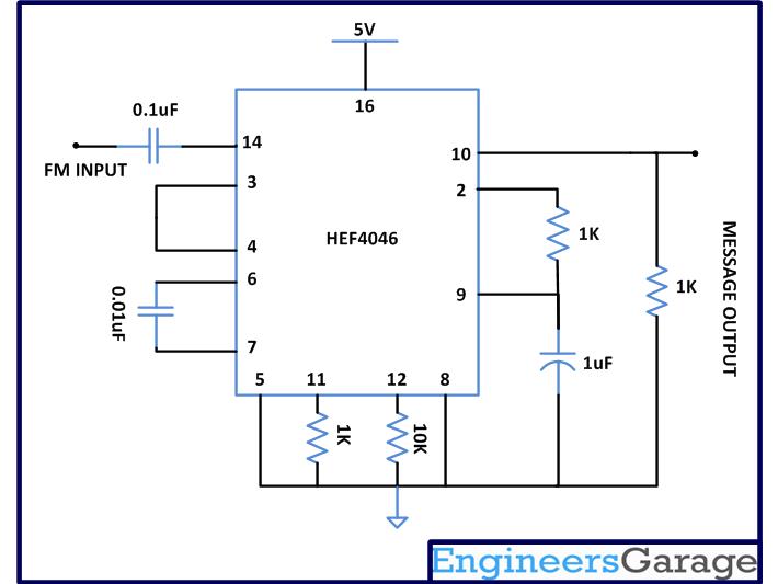 Circuit diagram Of FM Demodulation