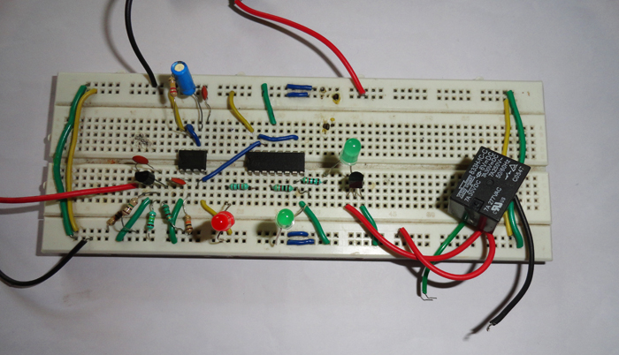Clap operated remote control circuit
