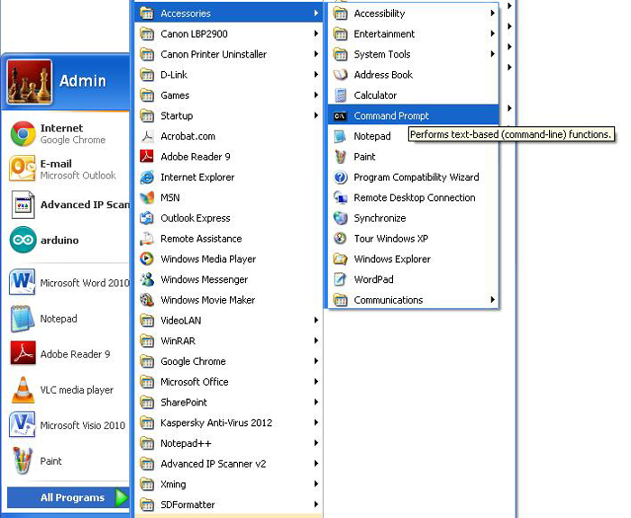 Click Command Prompt to write text based functions Click Command Prompt to write text based functions